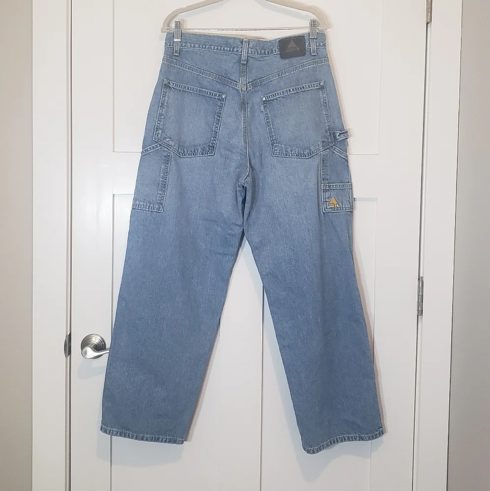Levi's Vintage Silvertab Carpenter Jeans Y2K Size 32 X 29 100% Cotton Lightwash